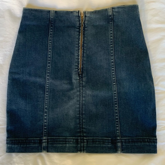 Free People Denim Skirt - Picture 2 of 4